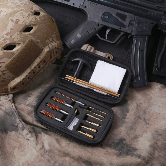 Gun Cleaning Kit for .22/.357/.38/9mm/.40/.45 Cal